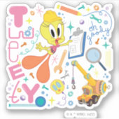BUGS BUNNY BUILDERS™| TWEETY™ 作業道具 シール (正面)