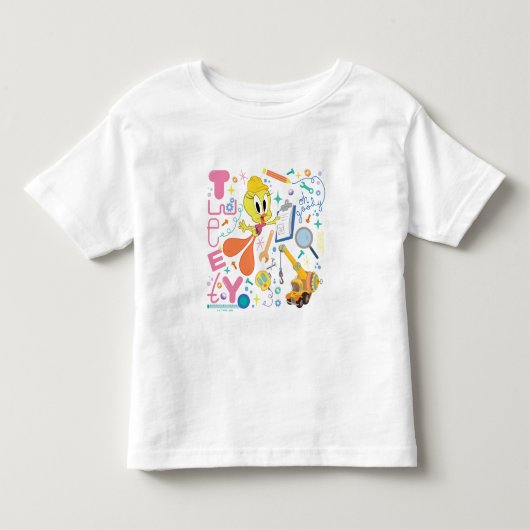 BUGS BUNNY BUILDERS™| TWEETY™ 作業道具 トドラーTシャツ (正面)