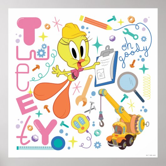 BUGS BUNNY BUILDERS™| TWEETY™ 作業道具 ポスター (正面)