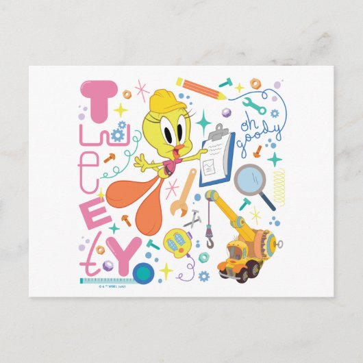 BUGS BUNNY BUILDERS™| TWEETY™ 作業道具 ポストカード (正面)