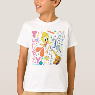 BUGS BUNNY BUILDERS™ TWEETY™ 作業道具 Tシャツ