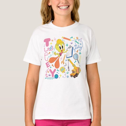 BUGS BUNNY BUILDERS™| TWEETY™ 作業道具 Tシャツ (正面)