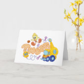 BUGS BUNNY BUILDERS™| TWEETY™ Sketch Art カード (黄色い花)