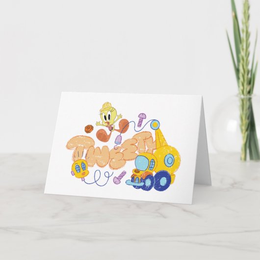 BUGS BUNNY BUILDERS™| TWEETY™ Sketch Art カード (正面)