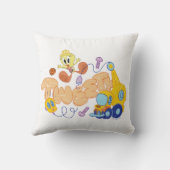 BUGS BUNNY BUILDERS™| TWEETY™ Sketch Art クッション (裏面)