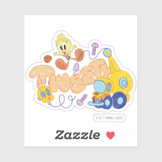 BUGS BUNNY BUILDERS™| TWEETY™ Sketch Art シール (シート)