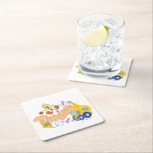 BUGS BUNNY BUILDERS™| TWEETY™ Sketch Art スクエアペーパーコースター (インサイチュ)