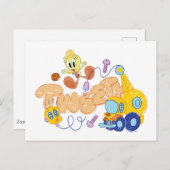 BUGS BUNNY BUILDERS™| TWEETY™ Sketch Art ポストカード (正面/裏面)