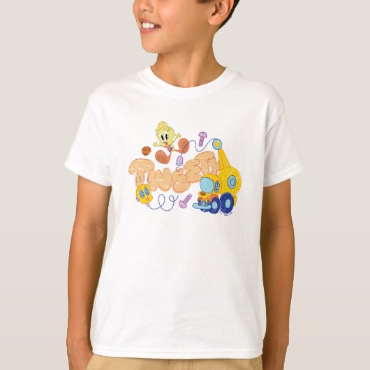BUGS BUNNY BUILDERS™| TWEETY™ Sketch Art Tシャツ (正面)