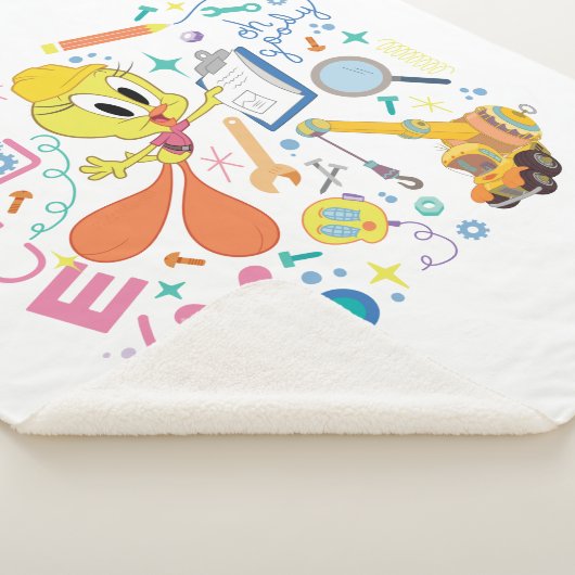 BUGS BUNNY BUILDERS™| TWEETY™ Work Tools シェルパブランケット (3/4)