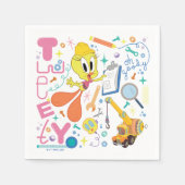 BUGS BUNNY BUILDERS™| TWEETY™ Work Tools スタンダードカクテルナプキン (正面)