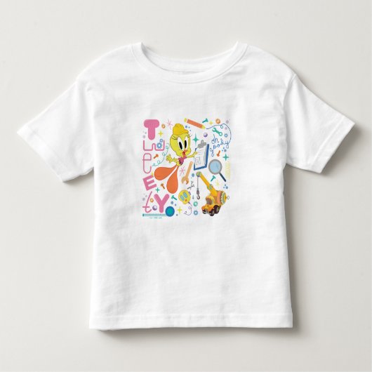 BUGS BUNNY BUILDERS™| TWEETY™ Work Tools トドラーTシャツ (正面)