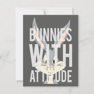 BUGS BUNNY™ Bunnies with Attitude ノートカード