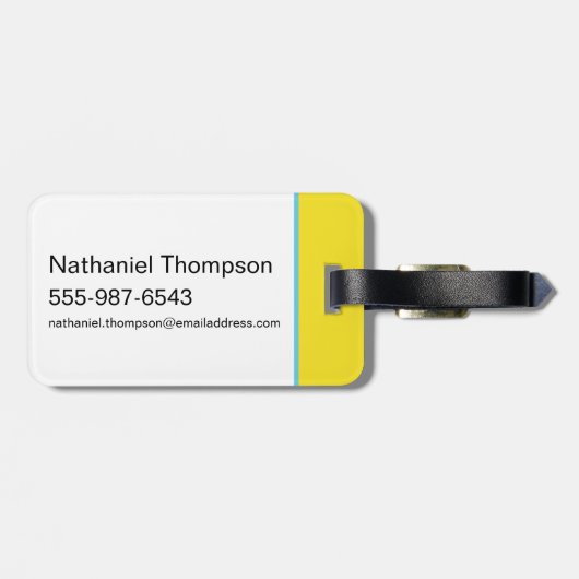 BUGS BUNNY™ Color Block Expressions ラゲッジタグ (裏面横)