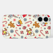 BUGS BUNNY™、DAFFY DUCK™ & ローラ・クリスマスパターン Case-Mate iPhoneケース (裏面 (横))