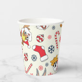 BUGS BUNNY™, DAFFY DUCK™ & Lola Christmas Pattern 紙コップ (正面)