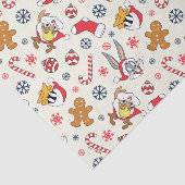BUGS BUNNY™, DAFFY DUCK™ & Lola Christmas Pattern 薄葉紙 (詳細)
