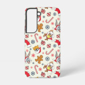BUGS BUNNY™, DAFFY DUCK™ & Lola Christmas Pattern Samsung Galaxyケース (裏面)