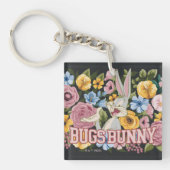 BUGS BUNNY™ Floral Embroidery Graphic キーホルダー (正面)