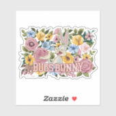 BUGS BUNNY™ Floral Embroidery Graphic シール (シート)