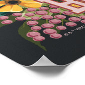 BUGS BUNNY™ Floral Embroidery Graphic ポスター (角)