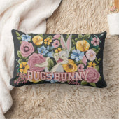 BUGS BUNNY™ Floral Embroidery Graphic ランバークッション (ブランケット)