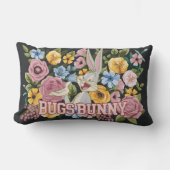 BUGS BUNNY™ Floral Embroidery Graphic ランバークッション (正面)