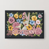 BUGS BUNNY™ Floral Embroidery Graphic 缶バッジ (正面)
