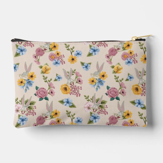BUGS BUNNY™ Floral Embroidery Pattern アクセサリーポーチ (裏面)