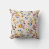 BUGS BUNNY™ Floral Embroidery Pattern クッション (正面)