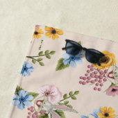 BUGS BUNNY™ Floral Embroidery Pattern ビーチタオル (インサイチュ)