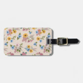 BUGS BUNNY™ Floral Embroidery Pattern ラゲッジタグ (正面横)