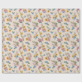 BUGS BUNNY™ Floral Embroidery Pattern ラッピングペーパー (フラット)