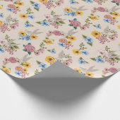 BUGS BUNNY™ Floral Embroidery Pattern ラッピングペーパー (角)