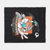 BUGS BUNNY™ Football Club Badge フリースブランケット (正面(横))