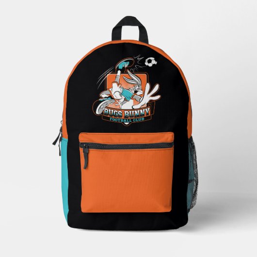 BUGS BUNNY™ Football Club Badge プリントバックパック (正面)