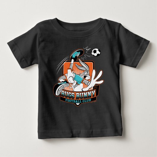 BUGS BUNNY™ Football Club Badge ベビーTシャツ (正面)