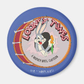 BUGS BUNNY™ INSIDE LOONEY TUNES™ Drum マグネット (正面)