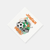 BUGS BUNNY™ Kicking Soccer Goal スタンダードカクテルナプキン (角)