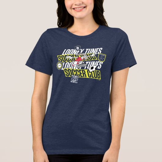 BUGS BUNNY™ LOONEY TUNES™ サッカークラブ トライブレンドTシャツ (正面)