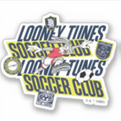 BUGS BUNNY™ LOONEY TUNES™ サッカー部 シール (正面)