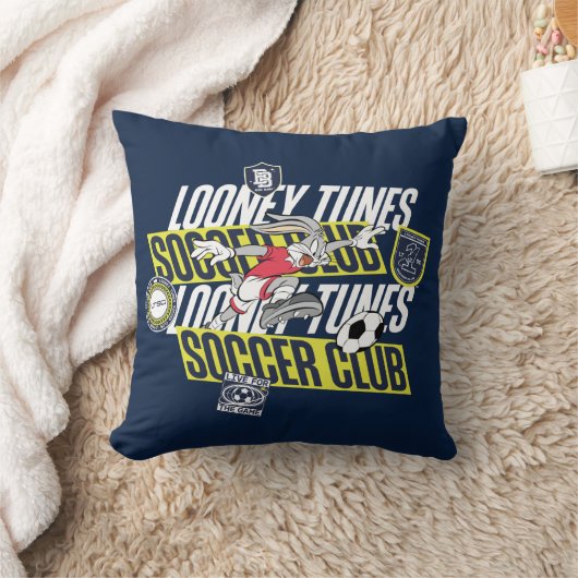 BUGS BUNNY™ LOONEY TUNES™ Soccer Club クッション (ブランケット)