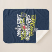 BUGS BUNNY™ LOONEY TUNES™ Soccer Club シェルパブランケット (正面(横))