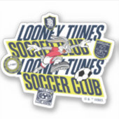 BUGS BUNNY™ LOONEY TUNES™ Soccer Club シール (正面)
