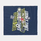 BUGS BUNNY™ LOONEY TUNES™ Soccer Club フリースブランケット (正面(横))