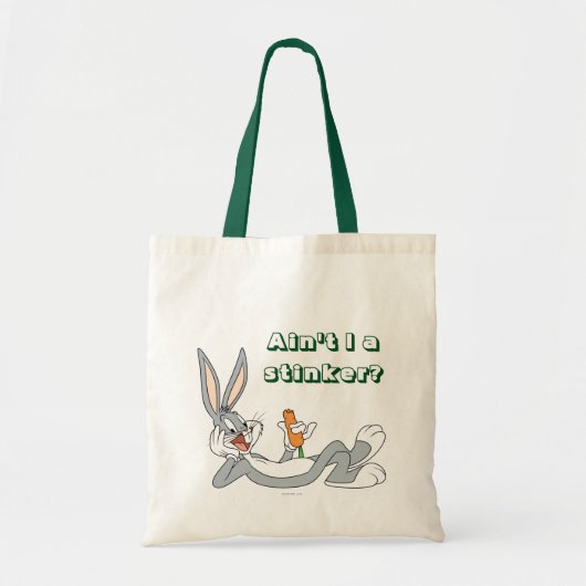 BUGS BUNNY™ Lying Down Eating Carrot トートバッグ (正面)