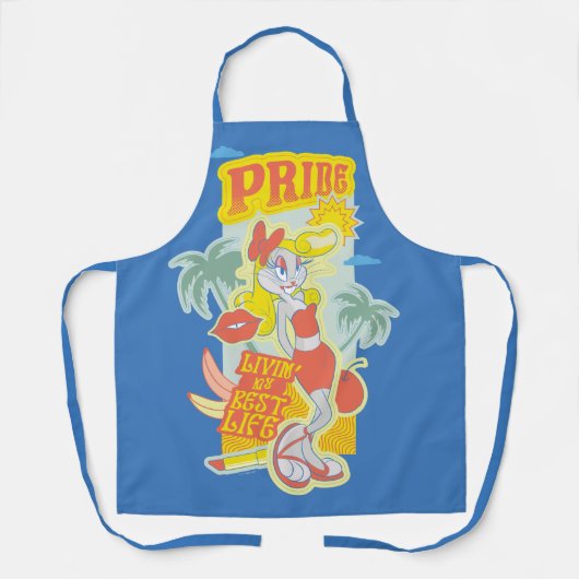 BUGS BUNNY™ Pride - Livin' My Best Life エプロン (正面)