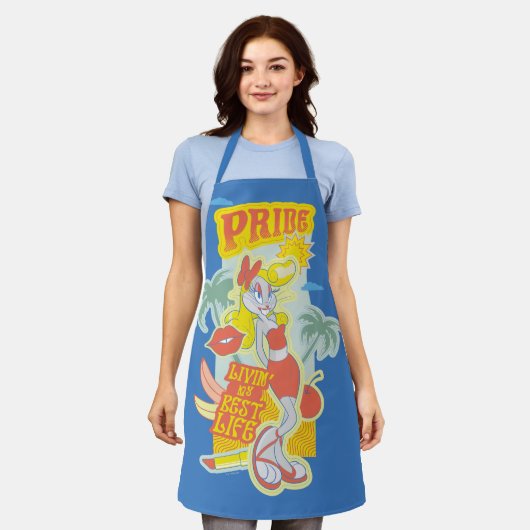 BUGS BUNNY™ Pride - Livin' My Best Life エプロン (着用した状態)