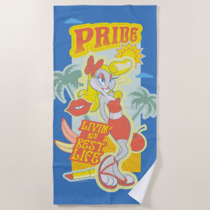 BUGS BUNNY™ Pride - Livin' My Best Life ビーチタオル