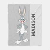 BUGS BUNNY™ Standing フリースブランケット (正面)